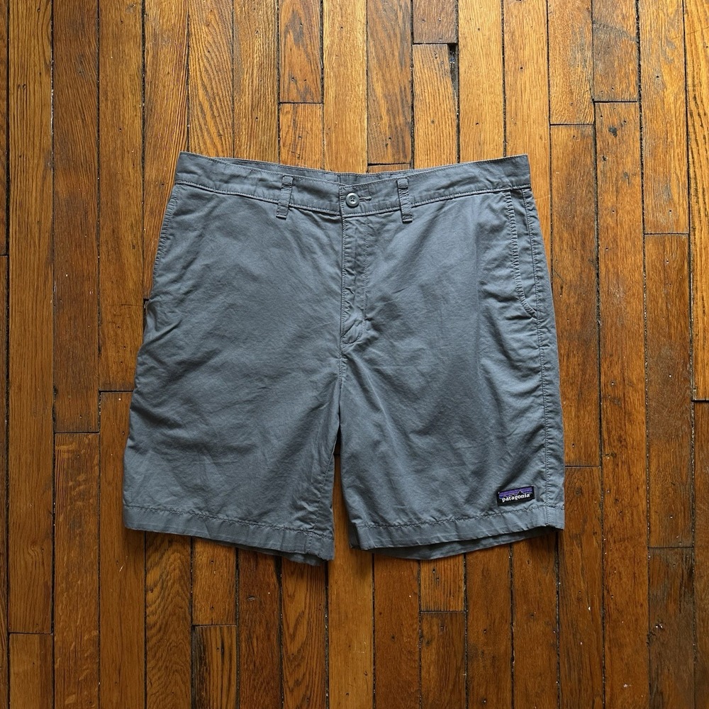Patagonia Shorts Mens 35x8" Blue Lightweight All-Wear‎ Hemp Organic Cotton New